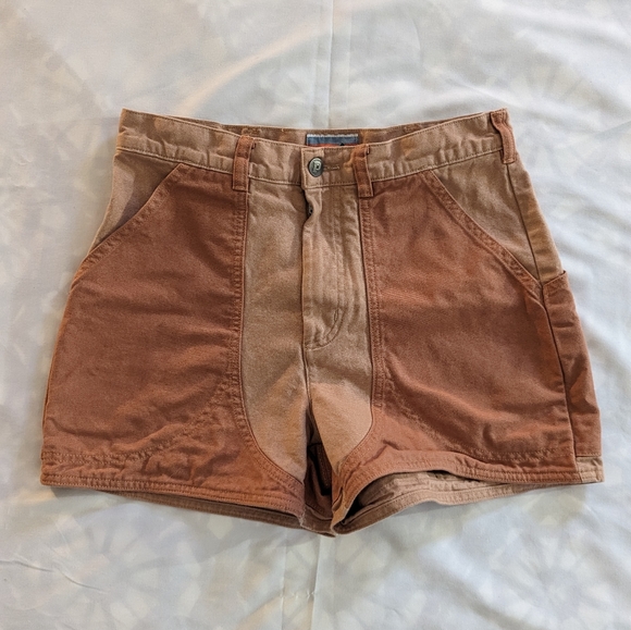 Patagonia Pants - Patagonia Two-Tone Rust/Tan High Waist Women's Shorts
